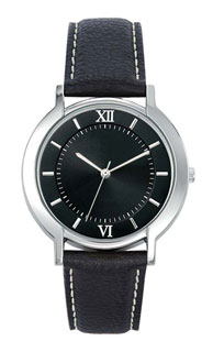 Montre-pub-homme-noir