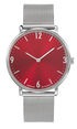 rouge - montre spectre ronde milanais personnalisable