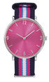 rose-bleu - montre spectre ronde promotionnelle